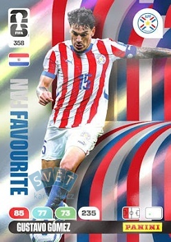 Gustavo Gomez Paraguay Panini FIFA World Cup 2026 Adrenalyn XL Fan Favourite #358